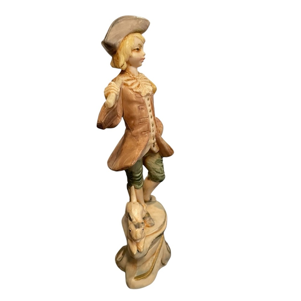 Fontanini Depose Italy Boy with Dog Bindle Figurine Vintage Hand Painted Statue - Picture 4 of 5